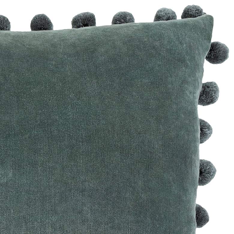 Image 3 Surya Serengeti Sage Denim 18 inch Square Decorative Pillow more views