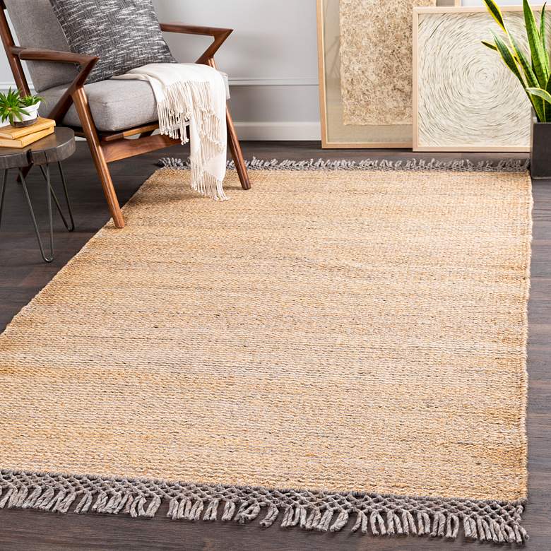 Image 1 Surya Southampton SUH-2302 5'x7'6" Tan and Charcoal Area Rug