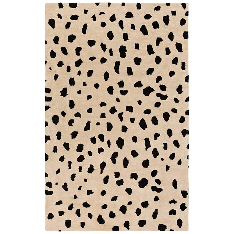 Image 2 Surya Stella STLA-2443 5'x8' Khaki and Black Area Rug