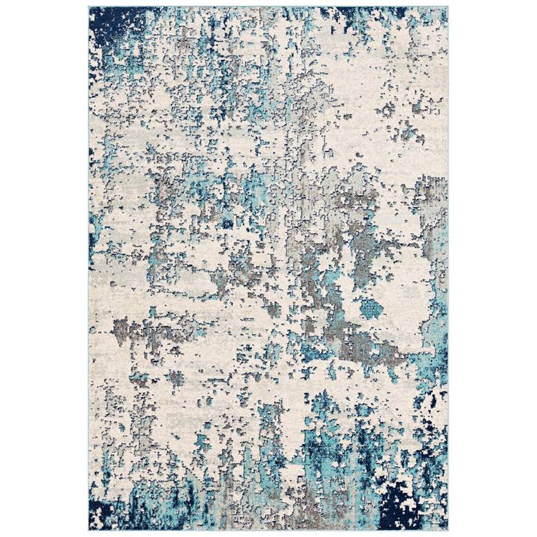 Image 2 Surya Sunderland SUN-2300 5'3"x7'3" Navy and White Area R