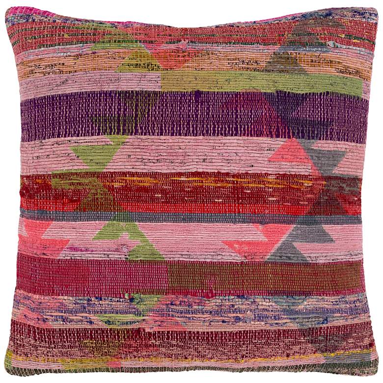 Image 1 Surya Thames Pale Pink Multi-Color 20 inch Square Pillow Kit