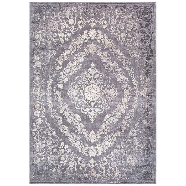 Image 2 Surya Tibetan TBT-2301 5'x8' Charcoal and Khaki Area Rug