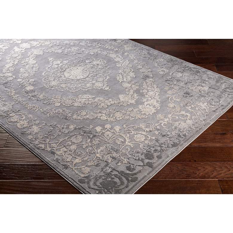 Image 3 Surya Tibetan TBT-2301 5'x8' Charcoal and Khaki Area Rug more views