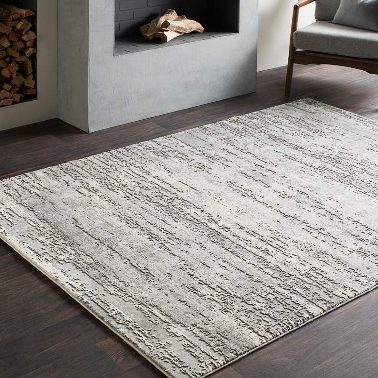 Image 1 Surya Tibetan TBT-2305 5'x8' Taupe and Medium Gray Area Rug