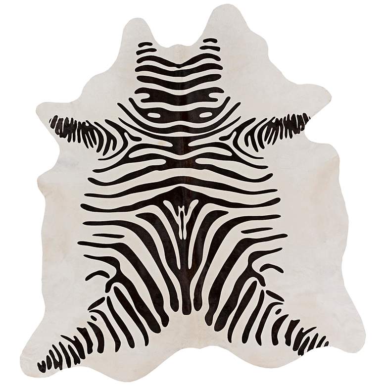 Image 1 Surya Tivona Zebra Print 8'x8' Area Rug