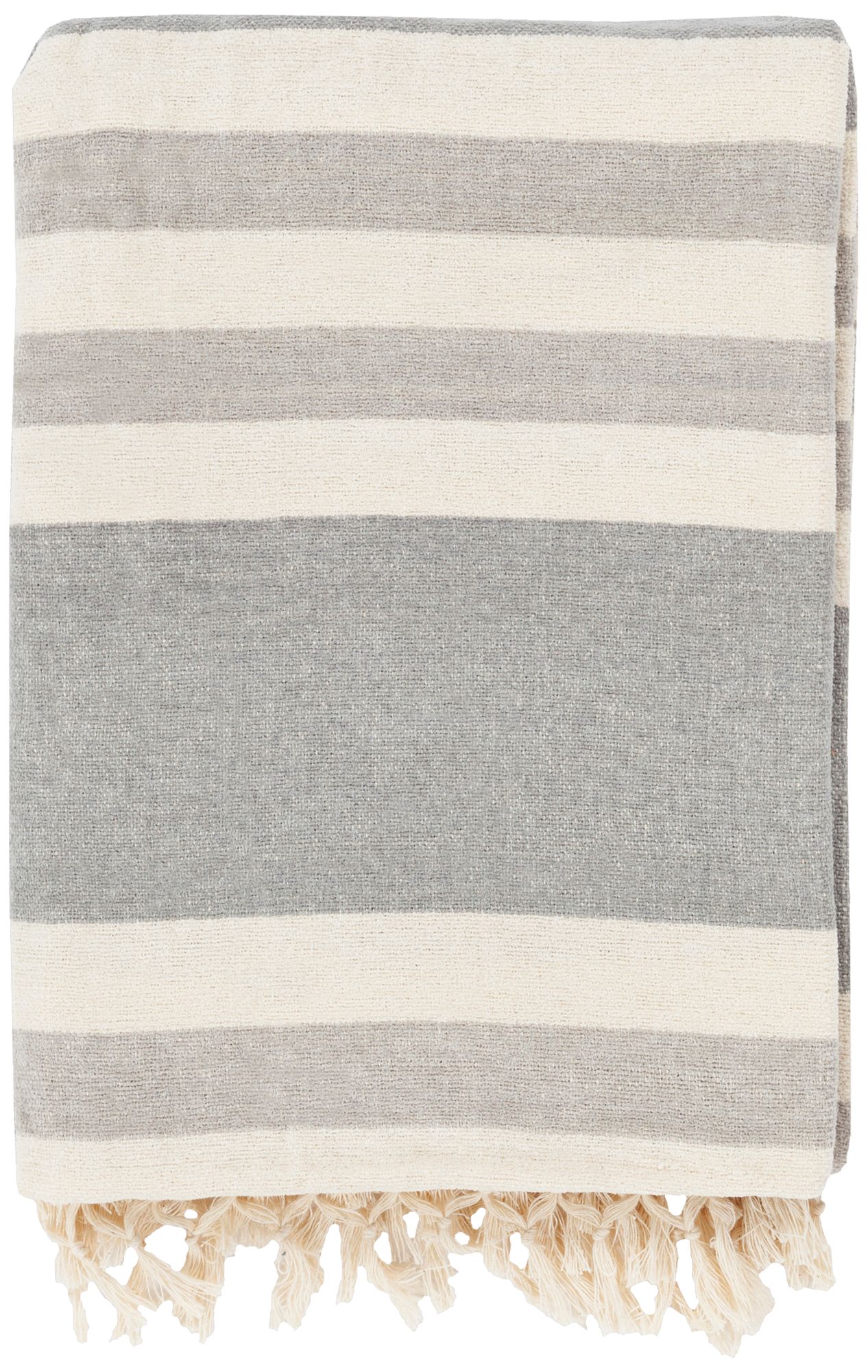 Pale discount grey throw