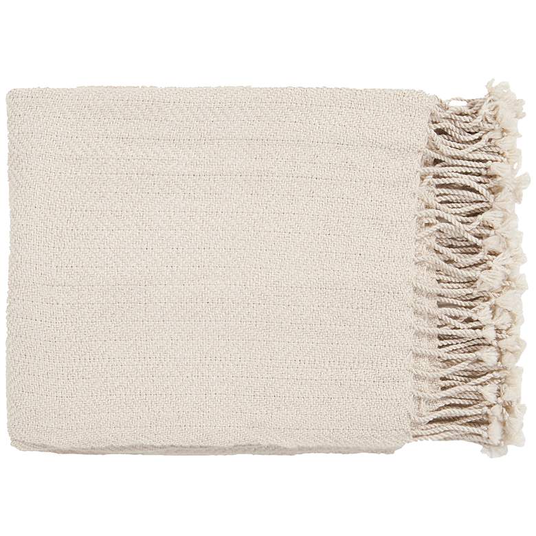 Image 1 Surya Turner Collection Cream Throw