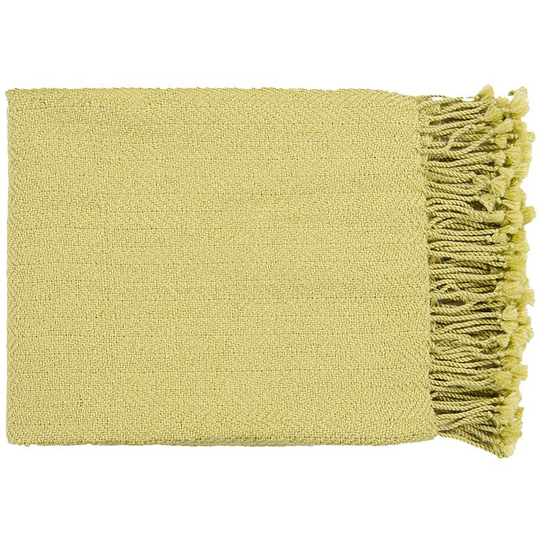 Image 1 Surya Turner Collection Lime Green Throw