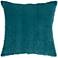 Surya Velvet Luxe Striped Green 18" Square Throw Pillow