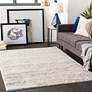 1_Surya Venice VNE-2302 5'3"x7'3" Light Gray Camel Area Rug