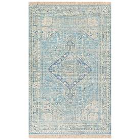 Image2 of Surya Zainab ZAI-2304 5'x7'6" Sky Blue and Sage Area Rug
