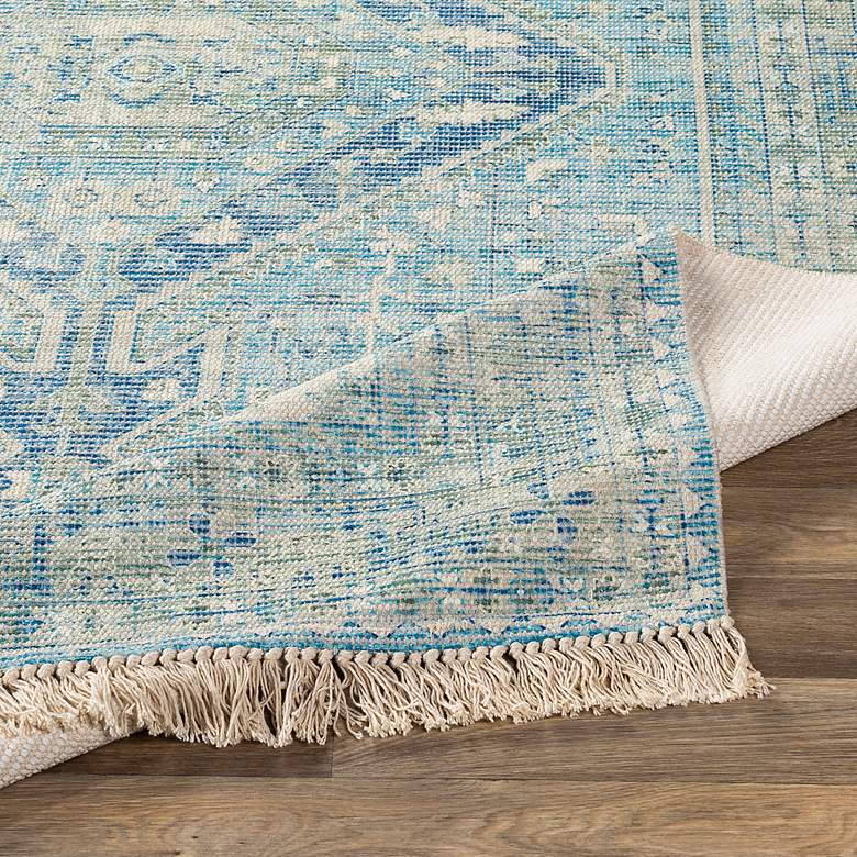 Image 6 Surya Zainab ZAI-2304 5'x7'6" Sky Blue and Sage Area Rug more views