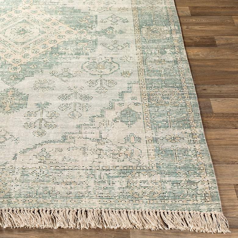Image 4 Surya Zainab ZAI-2311 5'x7'6" Dark Green and White Area Rug more views