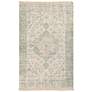 Thumbnail2 of Surya Zainab ZAI-2311 6'x9' Dark Green and White Area Rug