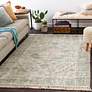 Thumbnail1 of Surya Zainab ZAI-2311 6'x9' Dark Green and White Area Rug