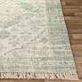 Thumbnail4 of Surya Zainab ZAI-2311 6'x9' Dark Green and White Area Rug more views
