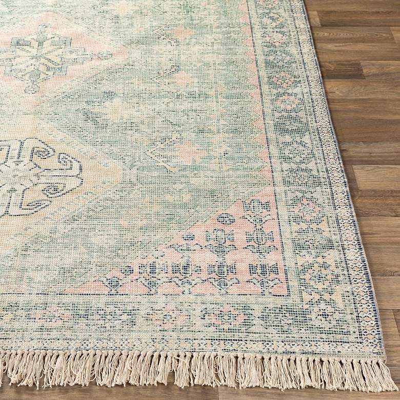 Image 4 Surya Zainab ZAI-2316 5'x7'6" Sage and Pale Pink Area Rug more views