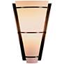 Suspended Half Cone Opal Glass 10" High Wall Sconce