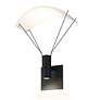 Suspenders 11.75" High Satin Black LED Wall Sconce