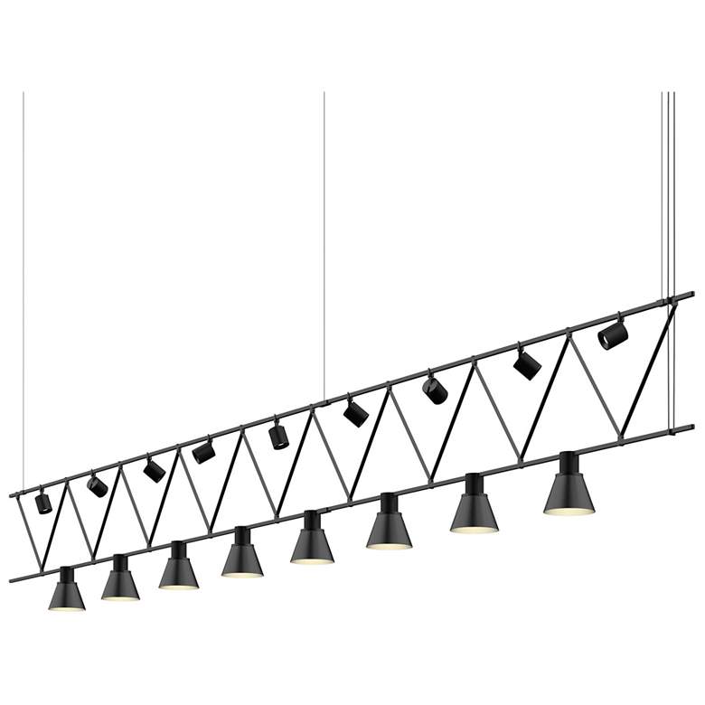 Image 1 Suspenders 170" Wide Satin Black Power Precise Bar Linear Suspension