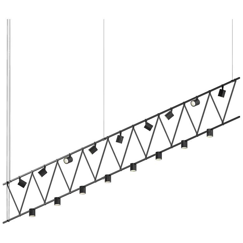Image 1 Suspenders 170" Wide Satin Black Power Precise Bar Linear Suspension