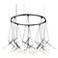 Suspenders 24-Light Satin Black LED Suspension