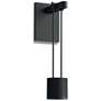 Suspenders 8" High Satin Black LED Wall Sconce