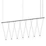 2_Suspenders 97" Wide Satin Black 1.Tier Linear Suspension