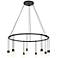 Suspenders™ 26 1/4" Wide Black LED Multi Light Pendant