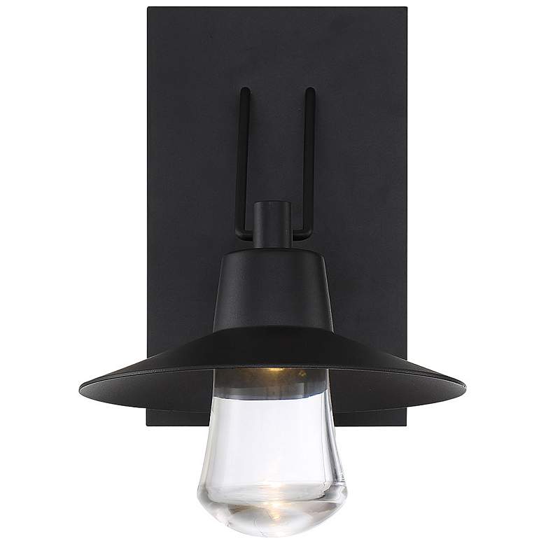 Image 3 Suspense 11 inchH x 8 inchW 1-Light Outdoor Wall Light in Black more views