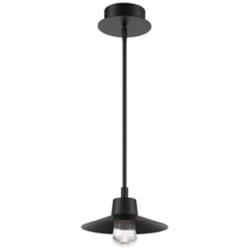Suspense 4 1/2" High Black LED Outdoor Hanging Light