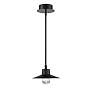 2_Suspense 4 1/2" High Black LED Outdoor Hanging Light more views