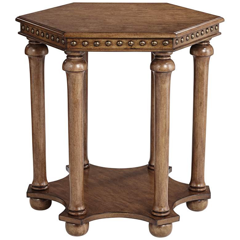 Sussex 30&quot; Wide Rustic Wood Accent Table