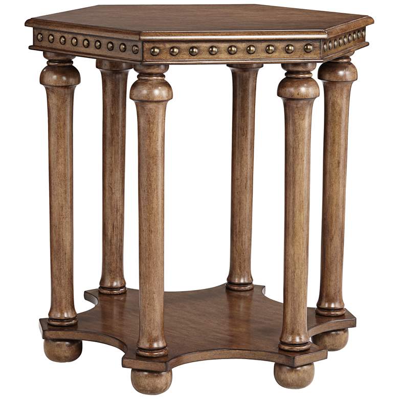 Sussex 30&quot; Wide Rustic Wood Accent Table more views
