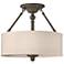 Sussex Collection English Bronze 16" Wide Ceiling Light