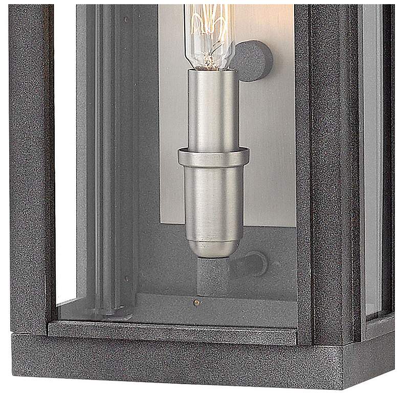 Image 3 Sutcliffe 14" High Antique Nickel Outdoor Wall Light more views