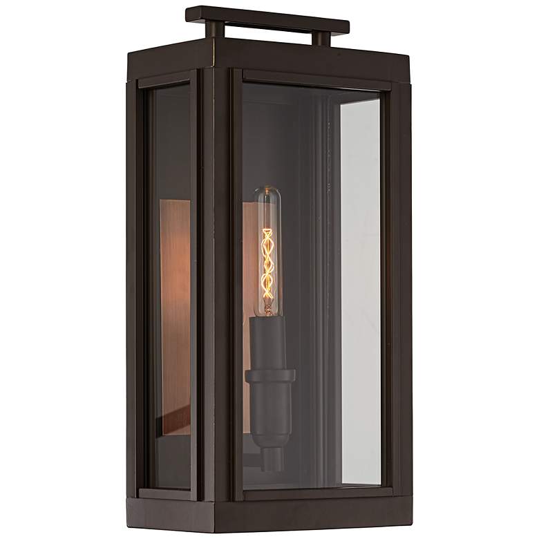 Image 2 Sutcliffe 14" High Oil Rubbed Bronze Outdoor Wall Light