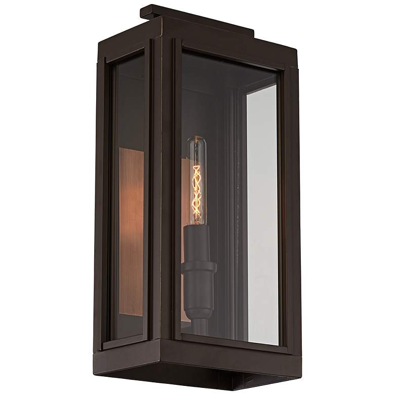 Image 4 Sutcliffe 14" High Oil Rubbed Bronze Outdoor Wall Light more views