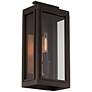 Sutcliffe 14" High Oil Rubbed Bronze Outdoor Wall Light in scene