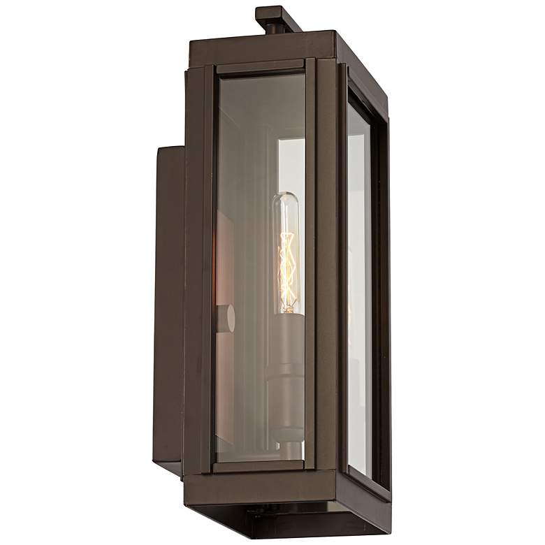 Image 5 Sutcliffe 14" High Oil Rubbed Bronze Outdoor Wall Light more views