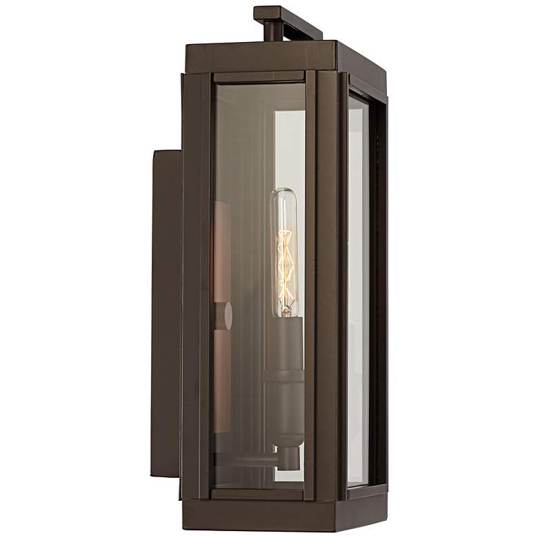 Image 6 Sutcliffe 14 inch High Oil Rubbed Bronze Outdoor Wall Light more views