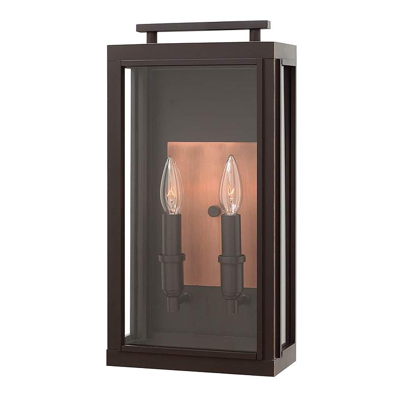 Image 2 Sutcliffe 17" High Oil-Rubbed Bronze LED Outdoor Wall Light more views