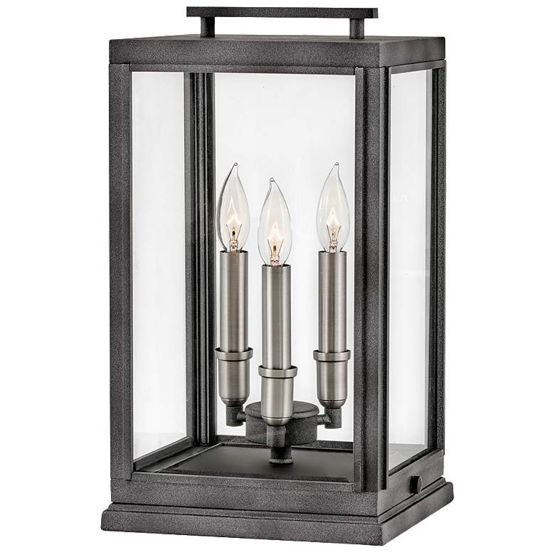 Image 1 Sutcliffe 18" High Antique Nickel Outdoor Wall Light