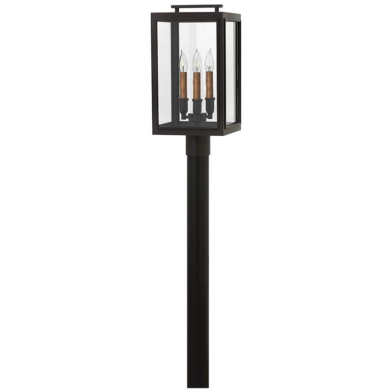 Image 1 Sutcliffe 20" High Oil-Rubbed Bronze LED Outdoor Post Light