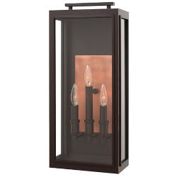 Sutcliffe 22" High Antique Copper Outdoor Wall Light