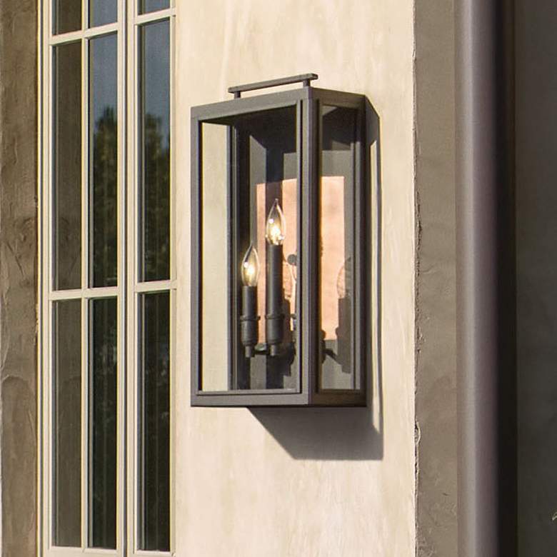 Image 1 Sutcliffe 22" High Antique Copper Outdoor Wall Light