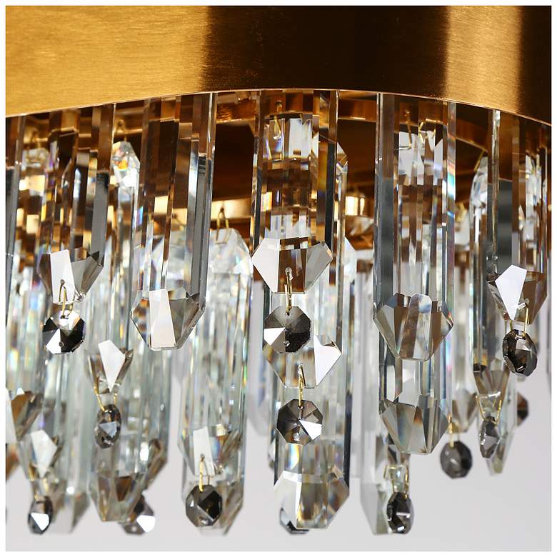 Image 6 Sutella 10-Light Crystal Gold Island Chandelier more views
