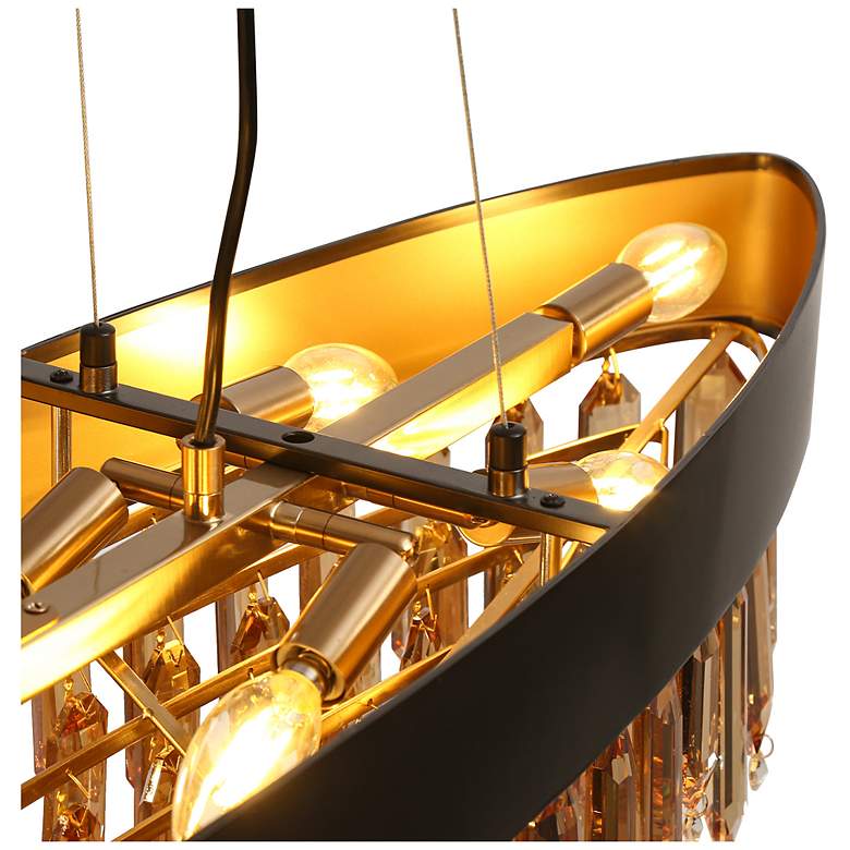 Image 5 Sutella 10-Light Crystal Island Chandelier more views