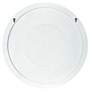 4_Sutter Distressed White 36" Round Sunburst Wall Mirror more views