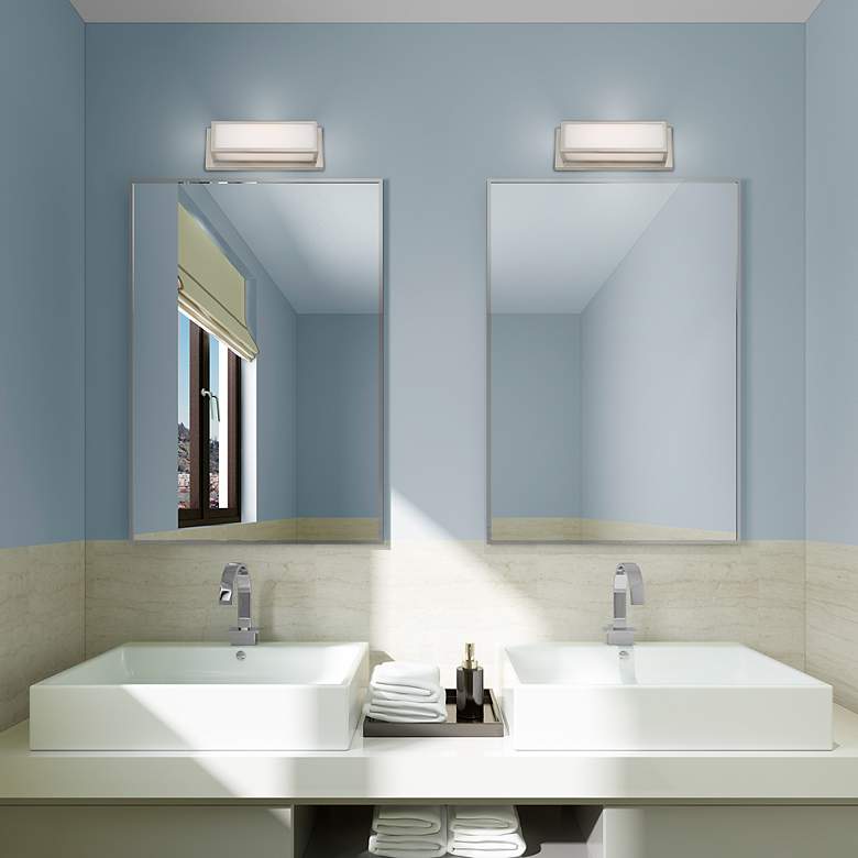 Image 7 Sutter LED Light Brushed Nickel ADA Bath Vanity more views